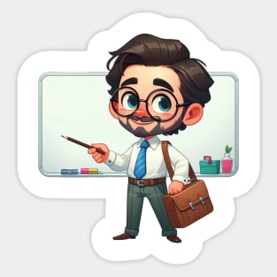 Cute Teacher Sticker